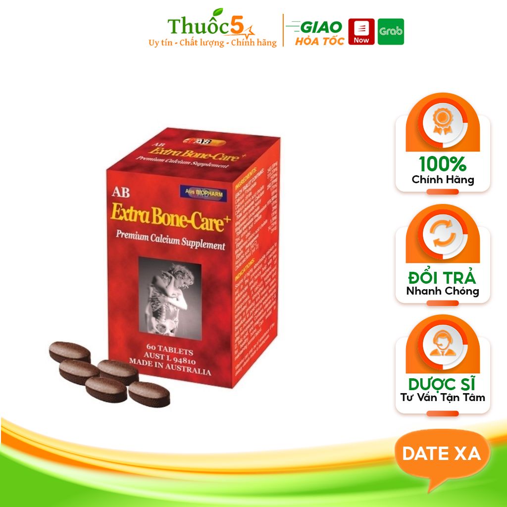 AB Extra Bone Care phòng loãng xương hộp 60 viên