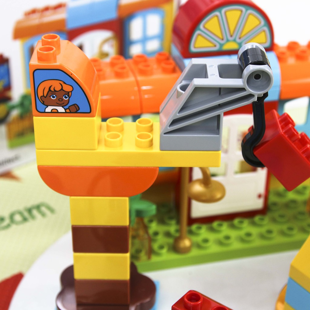 Bộ đồ chơi lắp ghép phương tiện cứu hộ giao thông - 68 mảnh ghép Toyshouse - 77004