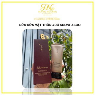 Sữa rửa mặt thông đỏ Sulwhasoo Timetreasure Extra Creamy 150ml