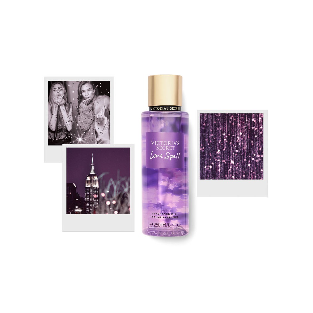 Love Spell Victoria's Secret VS Nước hoa Xịt thơm toàn thân hương nước hoa mẫu mới 250ml