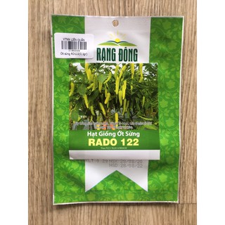 Hạt Giống Ớt sừng RAĐO 122