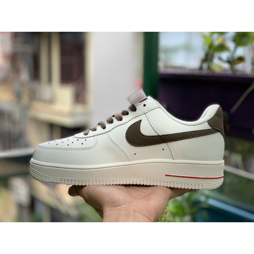 [FeeShip+ Ảnh của shop] Giày AF1-Premium Trắng vệt Nâu Bản S.C Trần bông Cao Cấp ( Full Pk ) | BigBuy360 - bigbuy360.vn