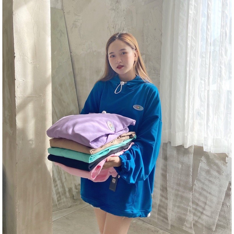 Áo khoác Hoodie dây rút D’BAKU Rainbow Logo