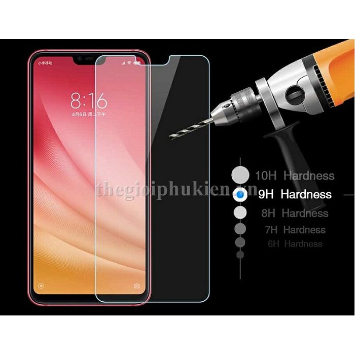 Tấm dán kính cường lực Xiaomi Mi 8 Lite chống vỡ, chống xước