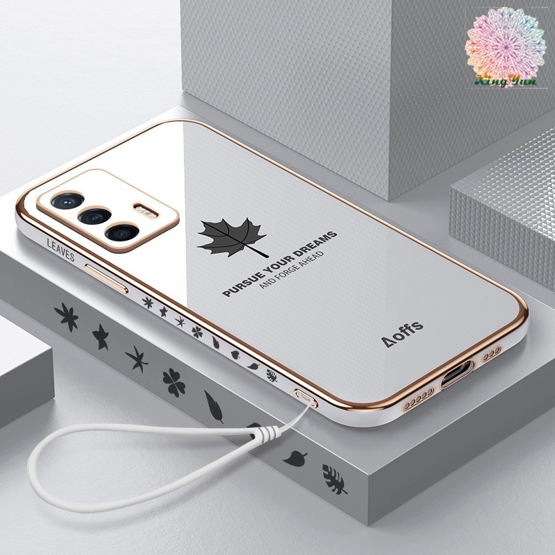 Ốp Điện Thoại Họa Tiết Lá Phong Cho OPPO Realme C21Y C25Y C11 C12 C15 C25 C20 C11 2021 C2 A1K C21 C31 C35 Realme 8i 9i