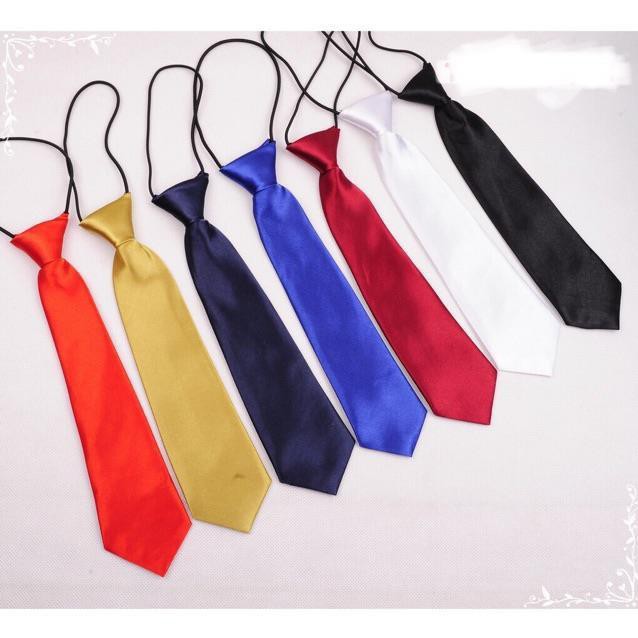 Cà vạt thắt sẵn bản nhỏ 6x26cm - Cà vạt nam nữ bản nhỏ - bán buôn