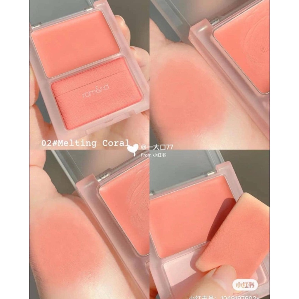 Má hồng dạng kem Romand See Througe Melting Cheek