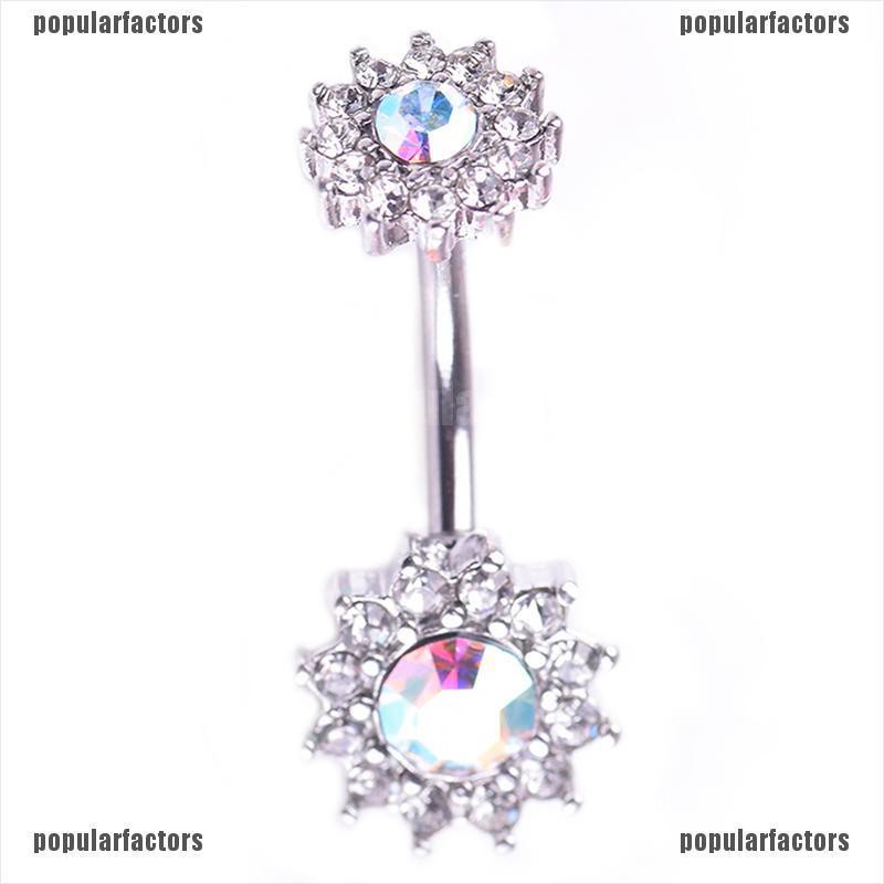 Khuyên Rốn Hình Bông Hoa Dễ Thương