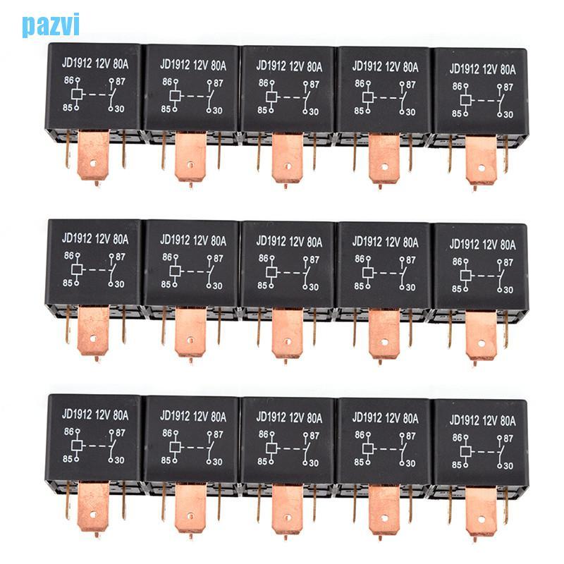 Rơ Le Tự Động 4pin Dc 24v 12v 80a Jd1912 Chống Thấm Nước Chuyên Dụng Cho Xe Hơi