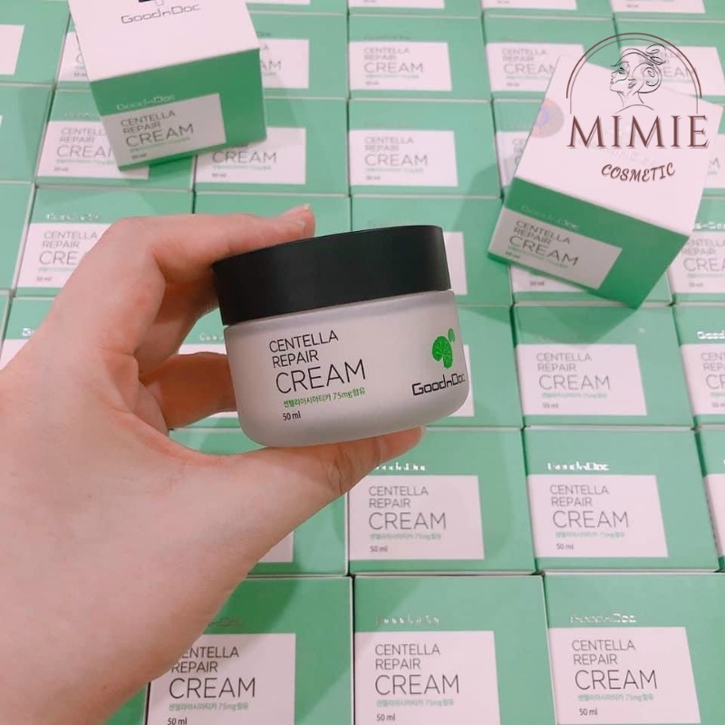 [CHÍNH HÃNG] Kem Dưỡng Rau Má GoodnDoc Dưỡng Ẩm, Phục Hồi Da, Giảm Thâm Nám - GoodnDoc Centella Repair Cream 50ml