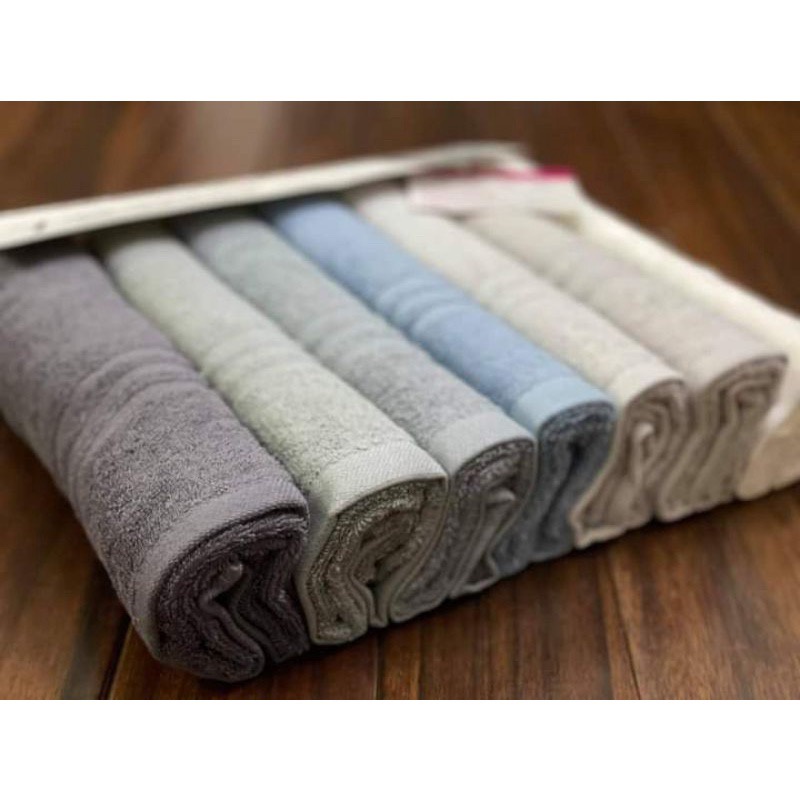 Set 7 khăn Cotton Hàn Quốc 36x76cm