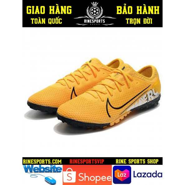 (HÀNG THAILAND) GIÀY BÓNG ĐÁ SÂN CỎ NHÂN TẠO 𝗡𝗶𝗸𝗲 Mercurial Vapor 13 Pro VÀNG.TF.CAM KẾT Y HÌNH-CAM KẾT HÀNG