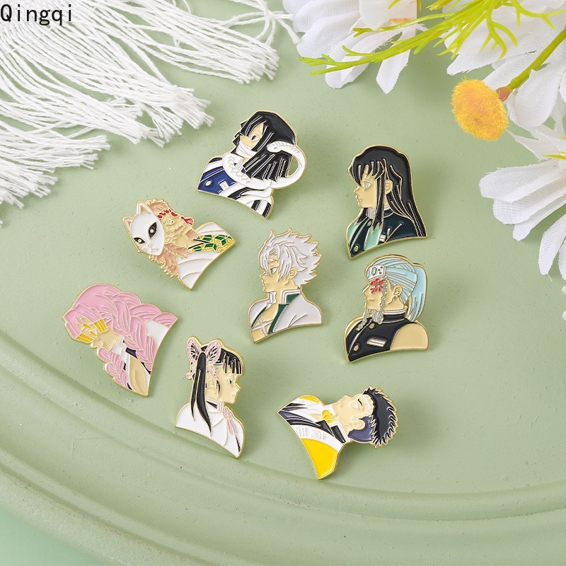 Ghim cài áo Miss Zoe bằng kim loại tráng men hình nhân vật anime dễ thương