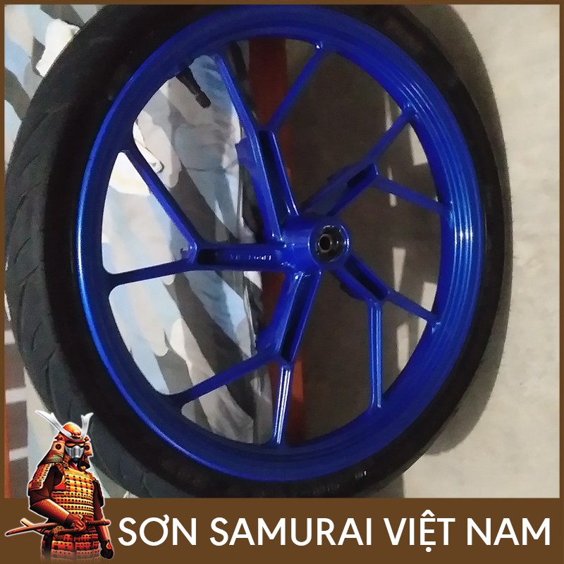 Combo sơn samurai màu xanh kim loại Y9094 - Sơn samurai