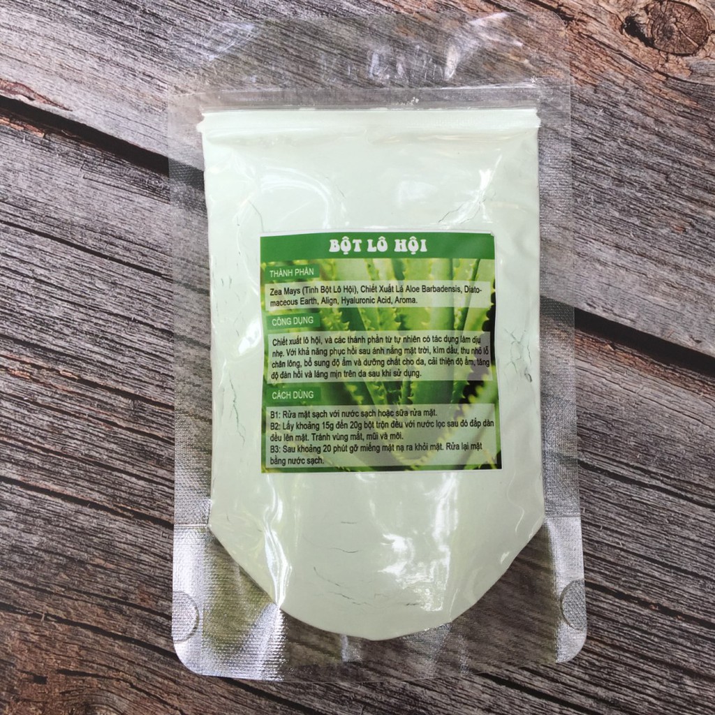 Mặt Nạ Lô Hội Handmade Giảm Mụn, Se Khít Lỗ Chân Lông - Thẩm Mỹ Huyền Trang NANOCEE