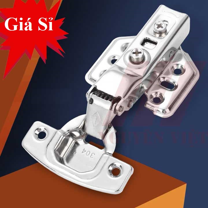 Combo 10 Bản lề tủ Bản lề hơi inox Bản lề giảm chấn Nguyên Việt cao cấp chống gỉ sét