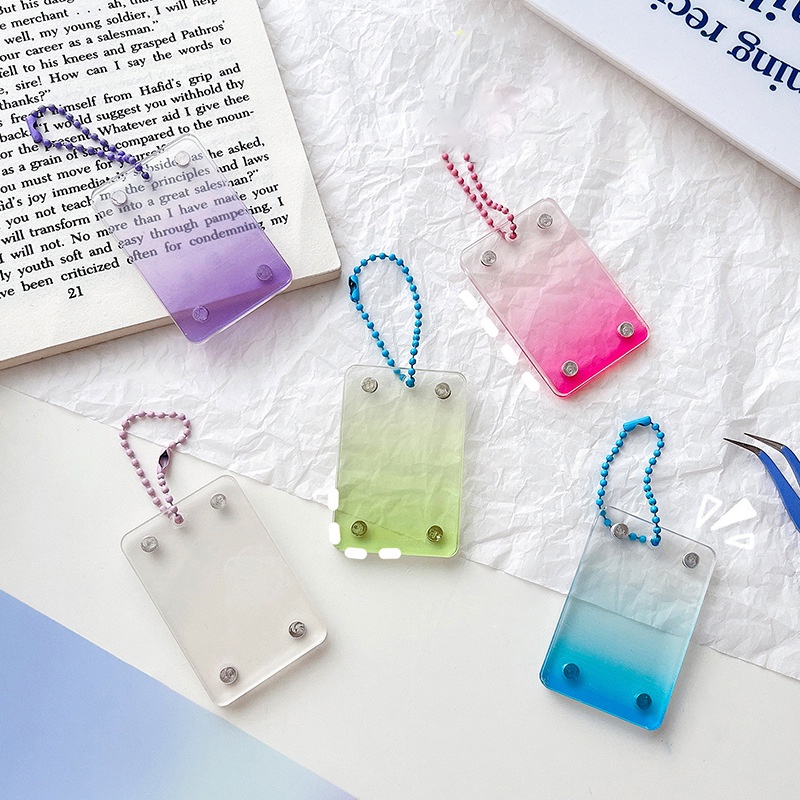 Khung Ảnh Từ Tính Bằng Acrylic Màu Gradient Trang Trí DIY
