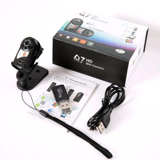 Camera mini wifi P2P Q7 HD hồng ngoại quay đêm - Xem trực tiếp trên điện thoại qua wifi/3G/4G
