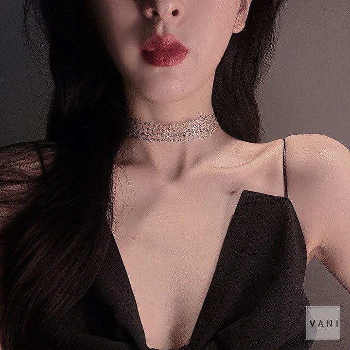 Choker Vòng Cổ Lấp Lánh Lưới Kim Tuyến Sexy - Vani Store