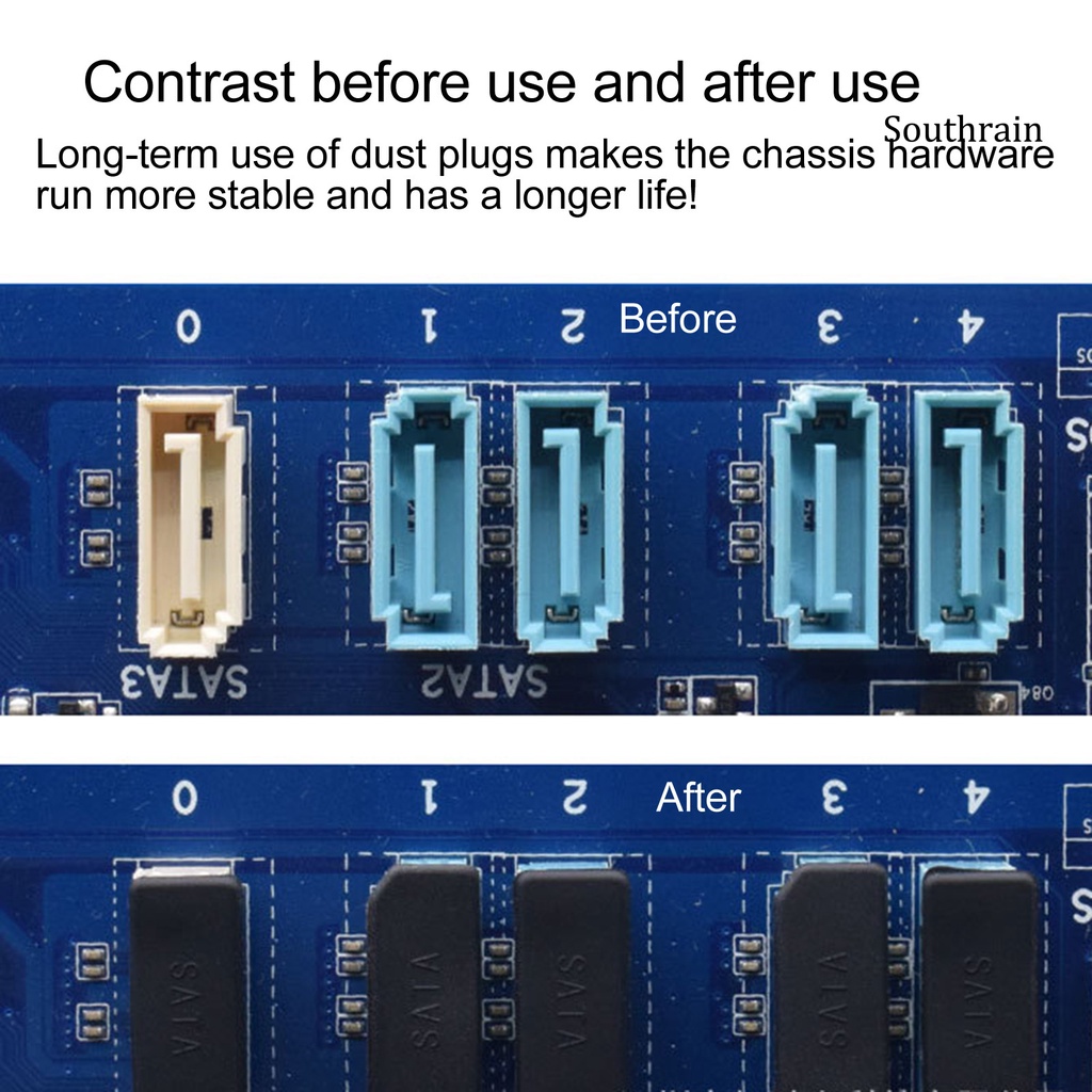 Set 5 Nắp Chống Bụi Cho Ổ Cứng SSD SATA 2.0 / 3.0 | BigBuy360 - bigbuy360.vn