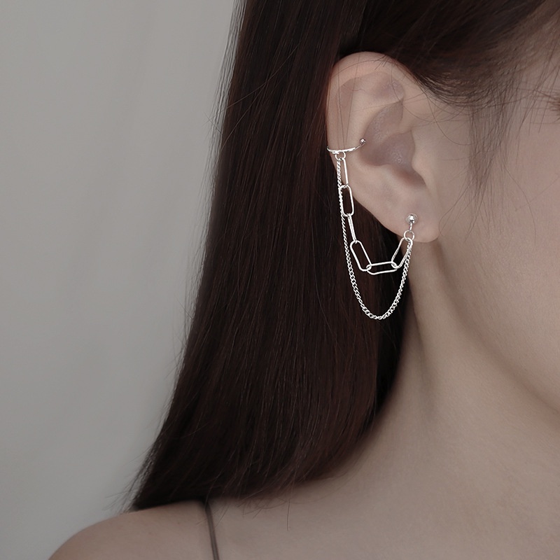 Khuyên tai mạ bạc 925 thời trang phong cách Hàn Quốc dành cho nữ