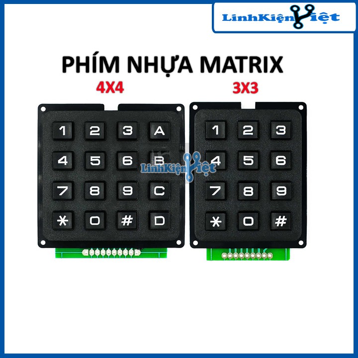 Bàn Phím Ma Trận MCU Công Nghiệp Phím Nổi