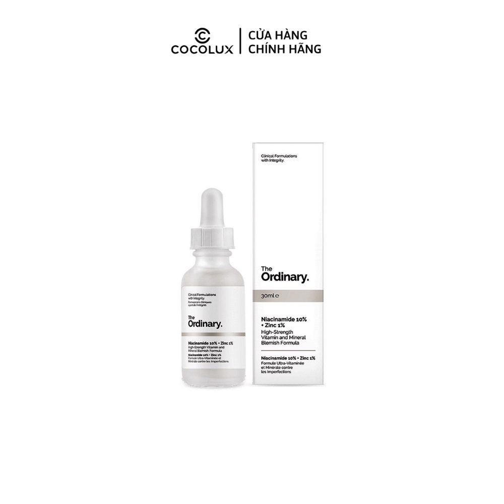 Huyết thanh The Ordinary Niacinamide 10% + Zinc 1%[Coco Shop]