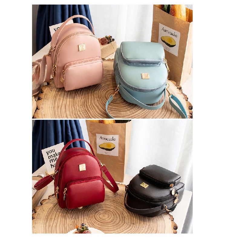 Túi Đeo Vai Mềm Mại Phong Cách Harajuku Nhật Bản Dễ Phối Đồ Cho Nữ