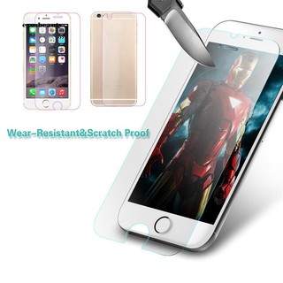 EBTY Front+Back Tempered Glass Film Phone Screen Protector for iPhone 5 6S 7 Plus