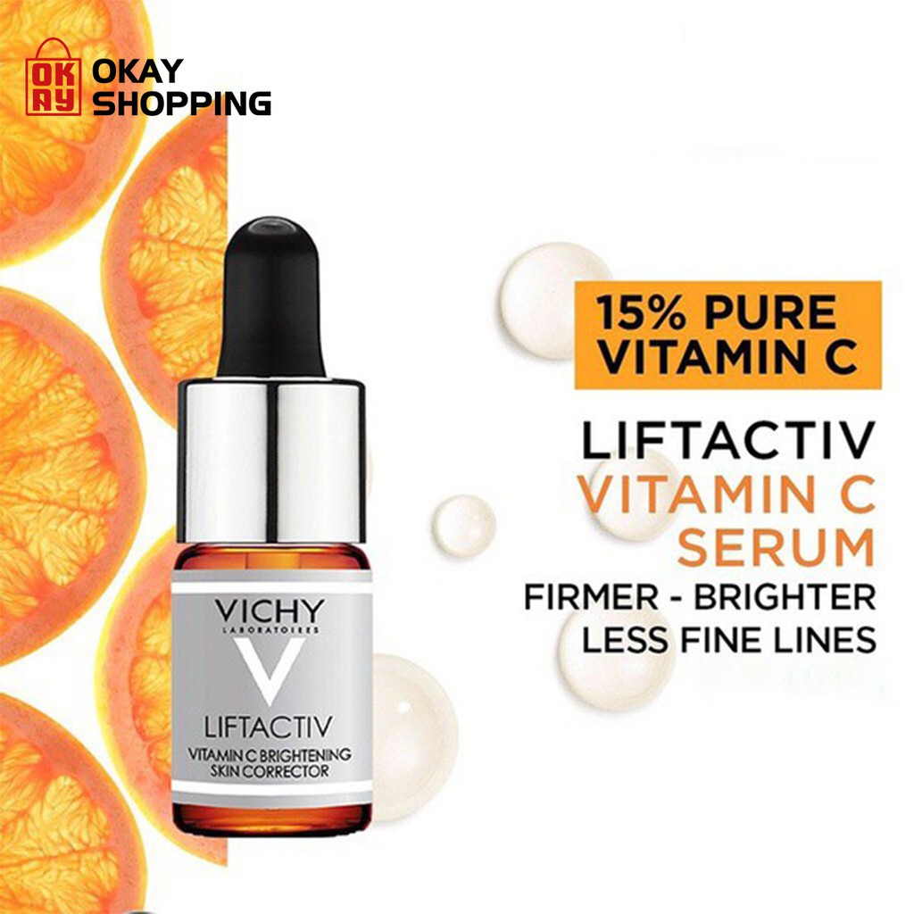 Dưỡng chât vitamin c 15% dưỡng da, làm sáng & giảm nếp nhăn Vichy liftactiv 10ml | BigBuy360 - bigbuy360.vn