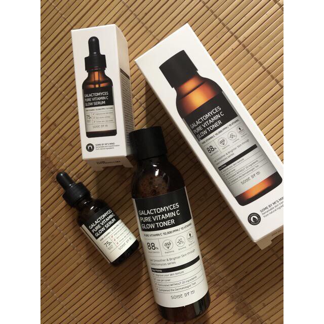 Bộ Dưỡng Sáng Da Mờ Thâm Galactomyces Pure Vitamin C Glow Toner & Serum