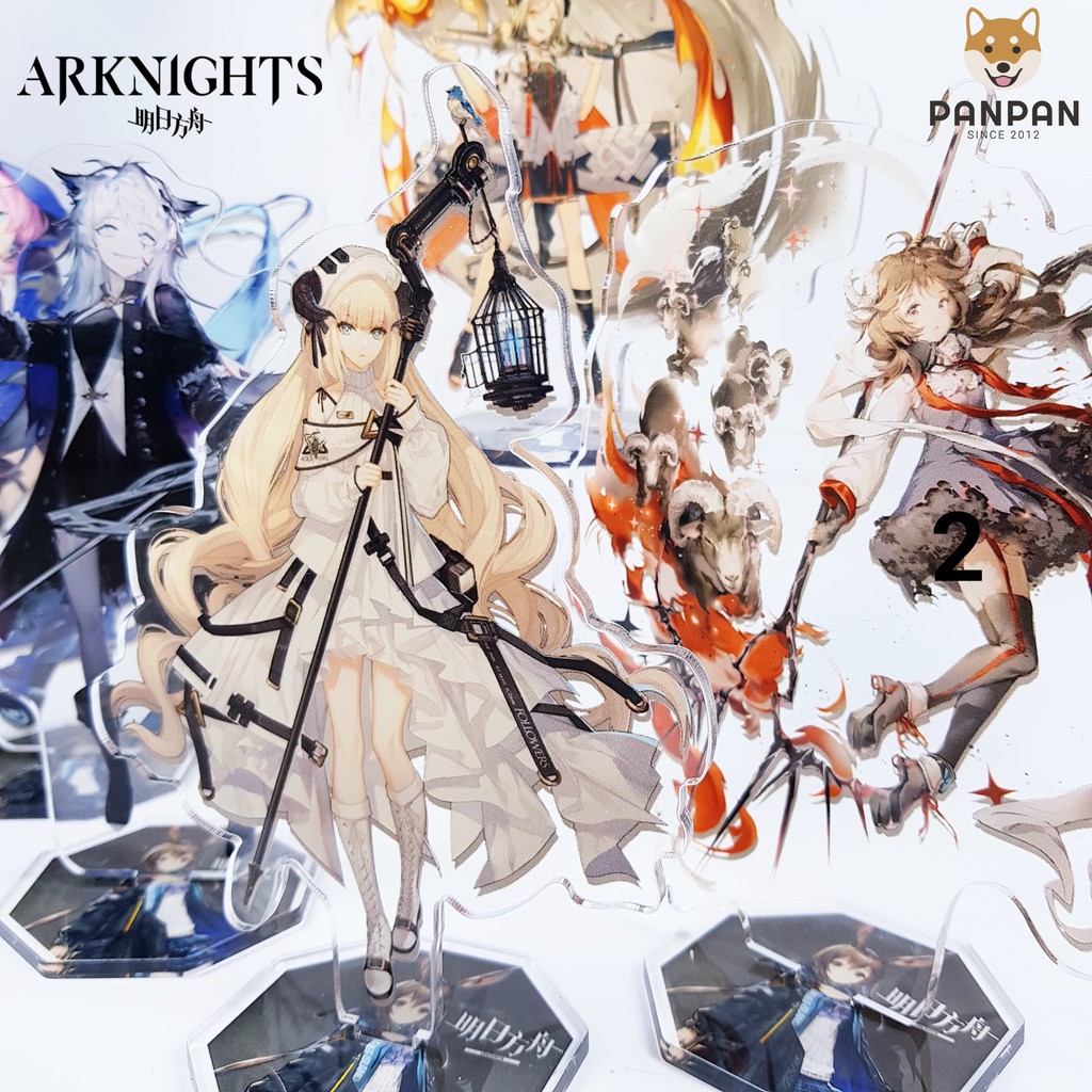 Mô Hình Standee Acrylic Game Hình ARKNIGHTS 10 NHÂN VẬT