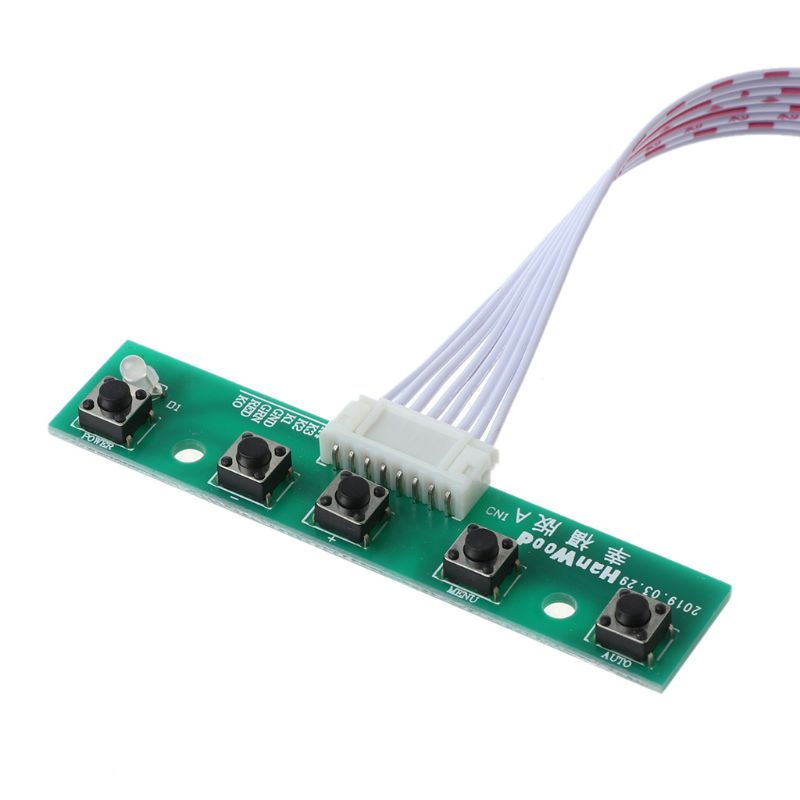 1 Bộ Bảng Mạch Điều Khiển VGA 2AV 40 / 50 Pins Dành Cho Raspberry PI 3 EJ101IA-01G 8 Bit IPS LCD