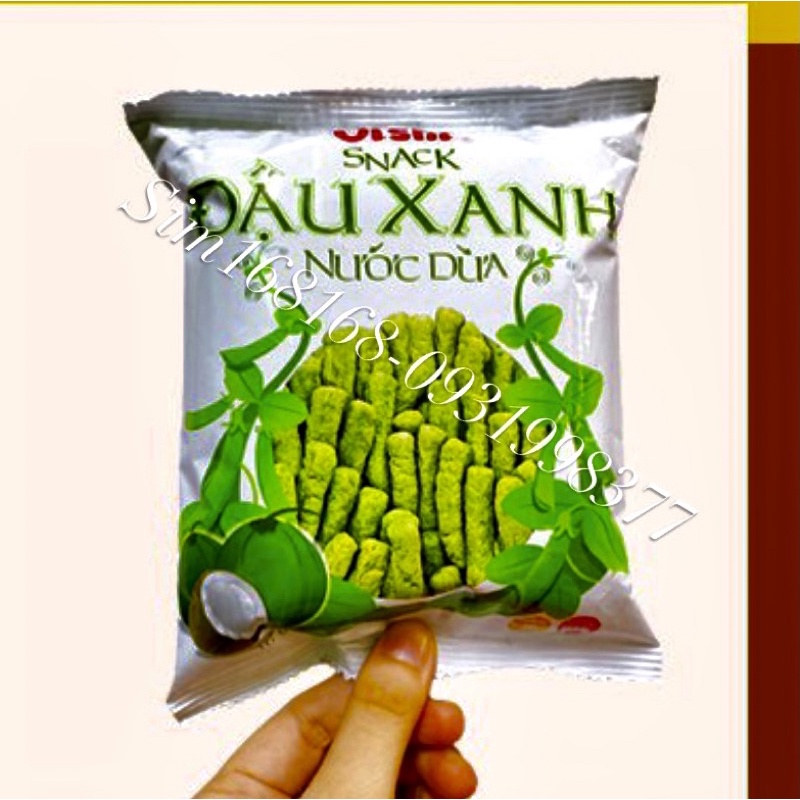 Lẻ 1gói bánh snack đậu xanh nước cốt dừa 14gam