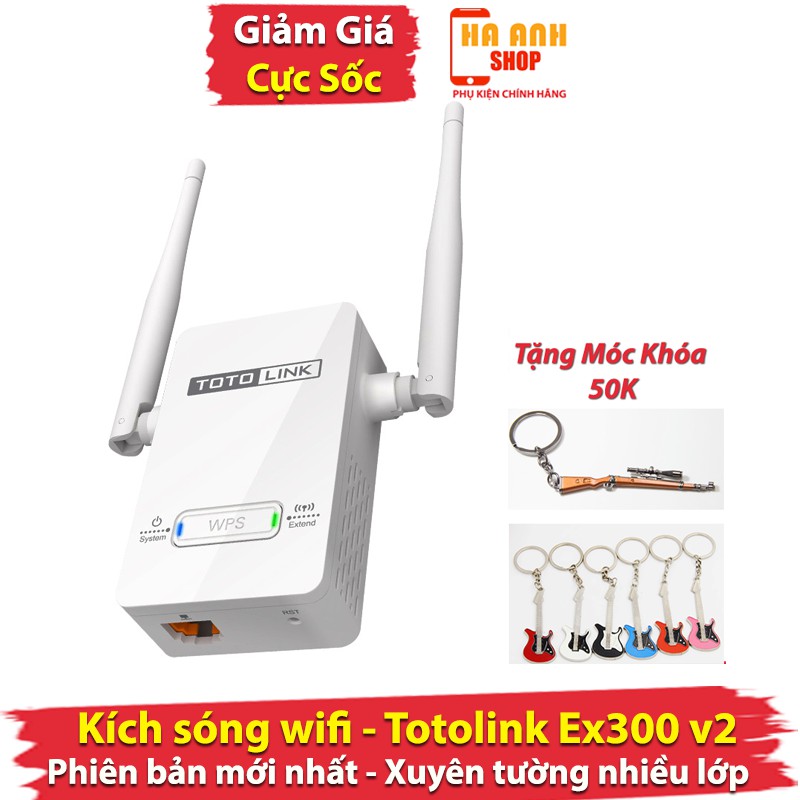 Kích sóng totolink EX300 v2 (phiên bản mới nhất) - xuyên tường nhiều lớp | BigBuy360 - bigbuy360.vn