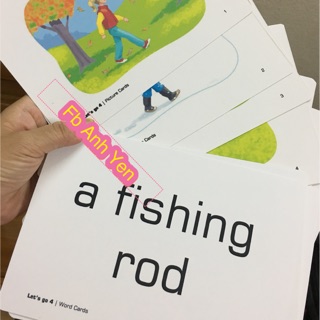 Thẻ Let's go 4 bản 4th, khổ a5 loại 1 và 2 mặt