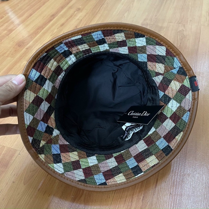 Nón bucket nam nữ, nón bo cụp thêu chữ D phong cách