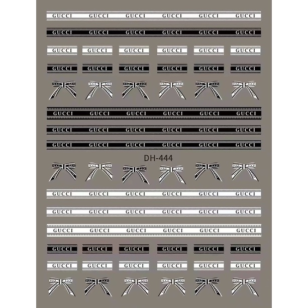 Sticker 3d dán móng tay nail thương hiệu hot mới