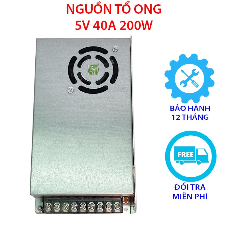 NGUỒN TỔ ONG 5V 60A -&gt; 5V 10A DÙNG CHO ĐÈN LED, CAMERA GIÁM SÁT,... BẢO HÀNH 12 THÁNG