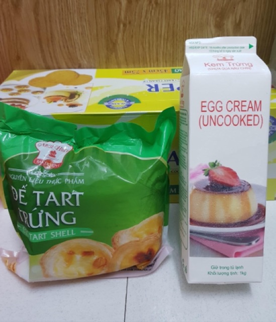 Combo đế tart trứng+ kem trứng | BigBuy360 - bigbuy360.vn