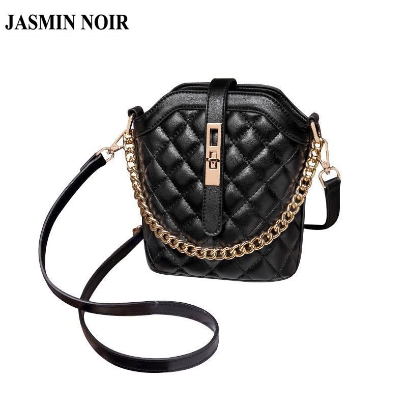 Túi Đeo Vai JASMIN NOIR Da Pu Thiết Kế Đơn Giản Thời Trang Dành Cho Nữ