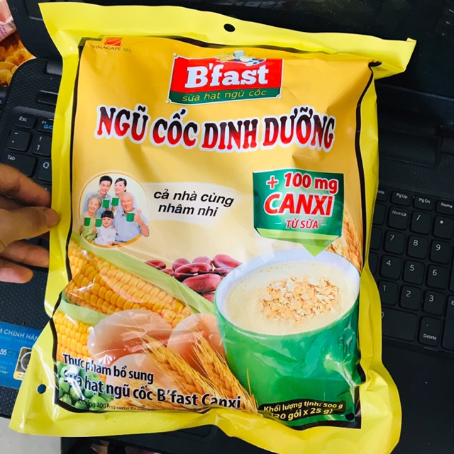 Ngũ cốc dinh dưỡng B’fast canxi 500g