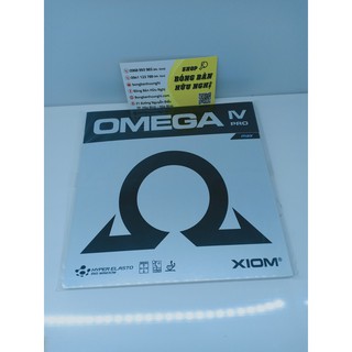 Mặt Vợt XIOM Omega IV Pro Công Nghệ Hyper Đàn Hồi Và Carbon Sponge