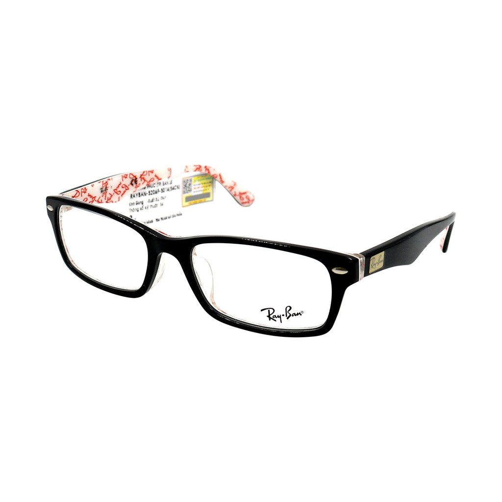 RB5206F-Gọng kính nam nữ Rayban chính hãng (54 18 145), thiết kế dễ đeo bảo vệ mắt