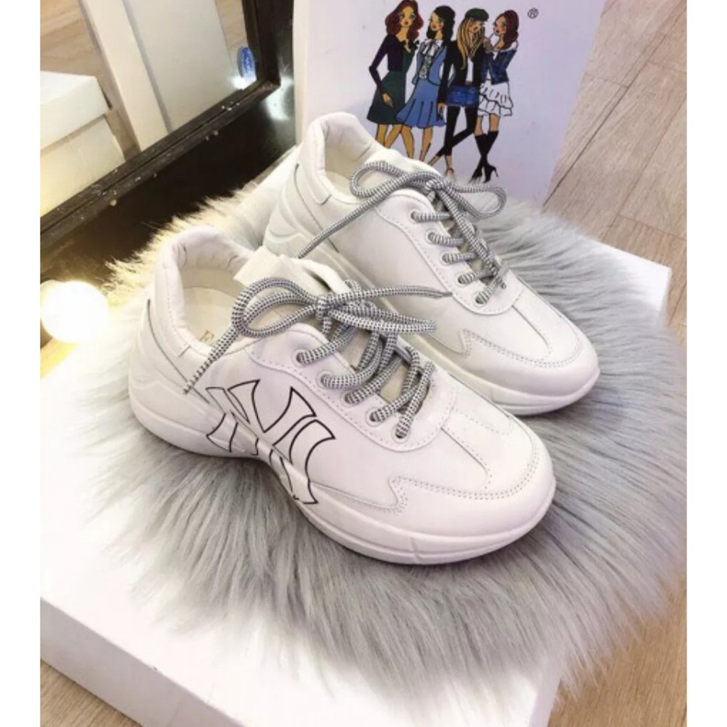 Giày thể thao nữ , giày sneaker độn đế NY cực đẹp | BigBuy360 - bigbuy360.vn