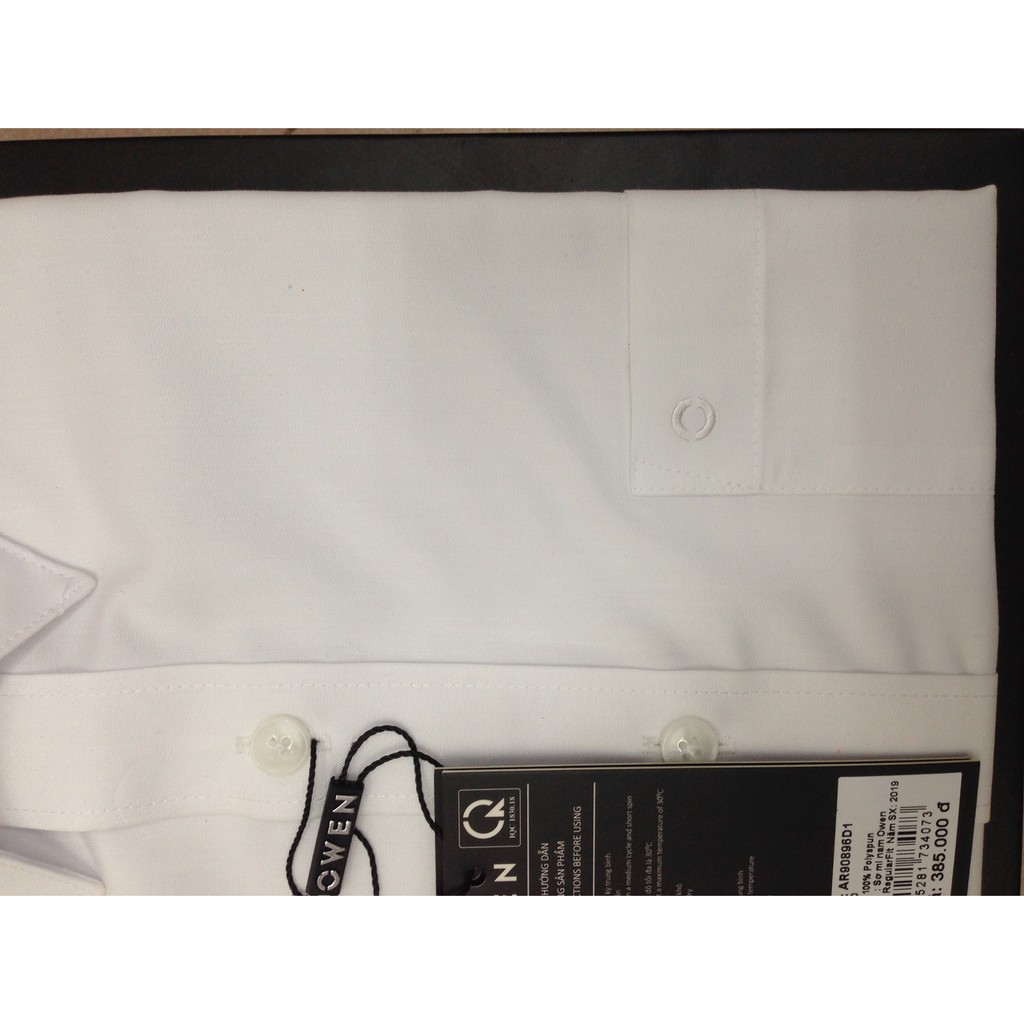 (Sale Sốc) Áo sơ mi Owen trắng trơn dài tay công sở nam giá gốc 385k km còn 315k | BigBuy360 - bigbuy360.vn