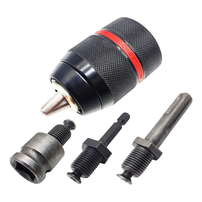 1 Bộ Công Cụ Phần Cứng Kim Loại Không Khóa Mũi Khoan Chuck Hex Shank / SDS / Ổ Cắm Cái Hình Vuông