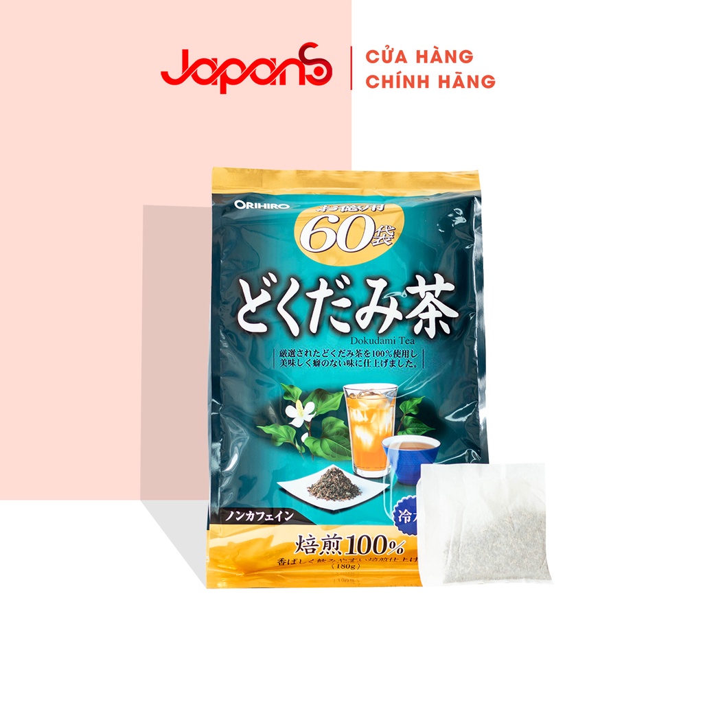 Trà diếp cá Orihiro hỗ trợ thanh nhiệt, thải độc 60 gói/túi