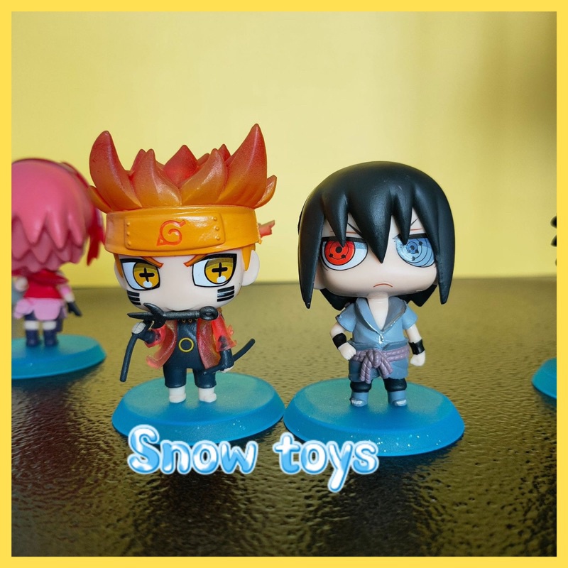 Mô hình Naruto - 6 mẫu tùy chọn: Kakashi Uchiha Sasuke Sakura Naruto lục đạo Uchiha Obito Uchiha Itachi - Cao 7cm