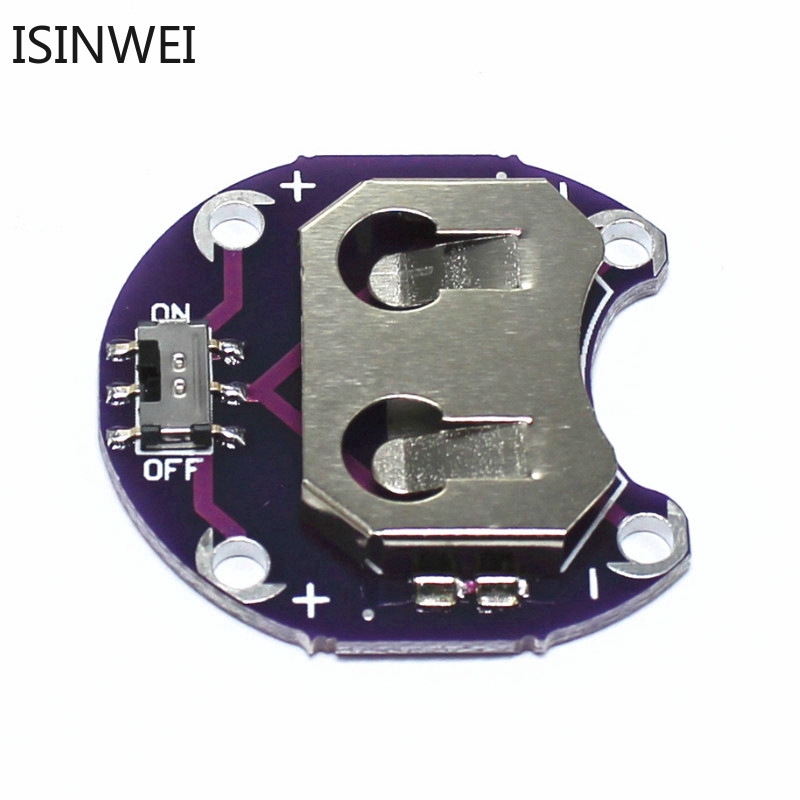 Vòng kẹp pin LilyPad cho Arduino tự làm